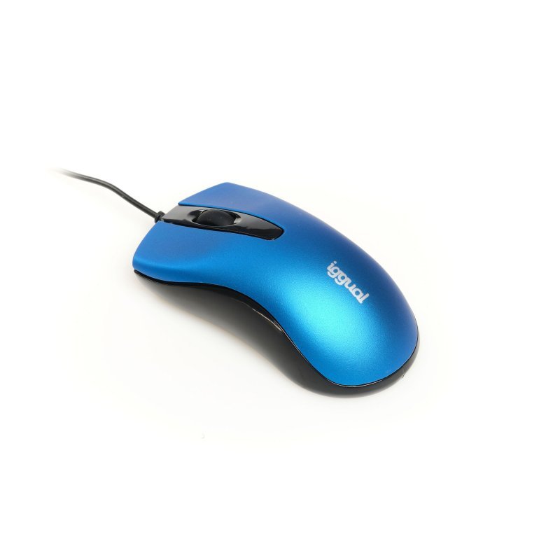iggual Ratón óptico COM-BUSINESS-1200DPI azul - Imagen 3