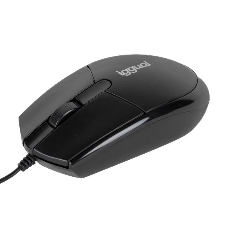 iggual Ratón óptico COM-BASIC3-800DPI negro - Imagen 2