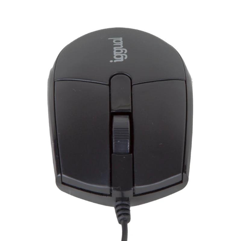 iggual Ratón óptico COM-BASIC3-800DPI negro - Imagen 3