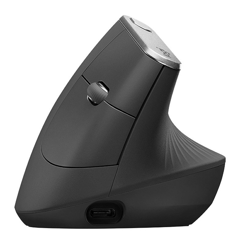 Logitech MX Vertical Ratón ergonómico Negro - Imagen 2