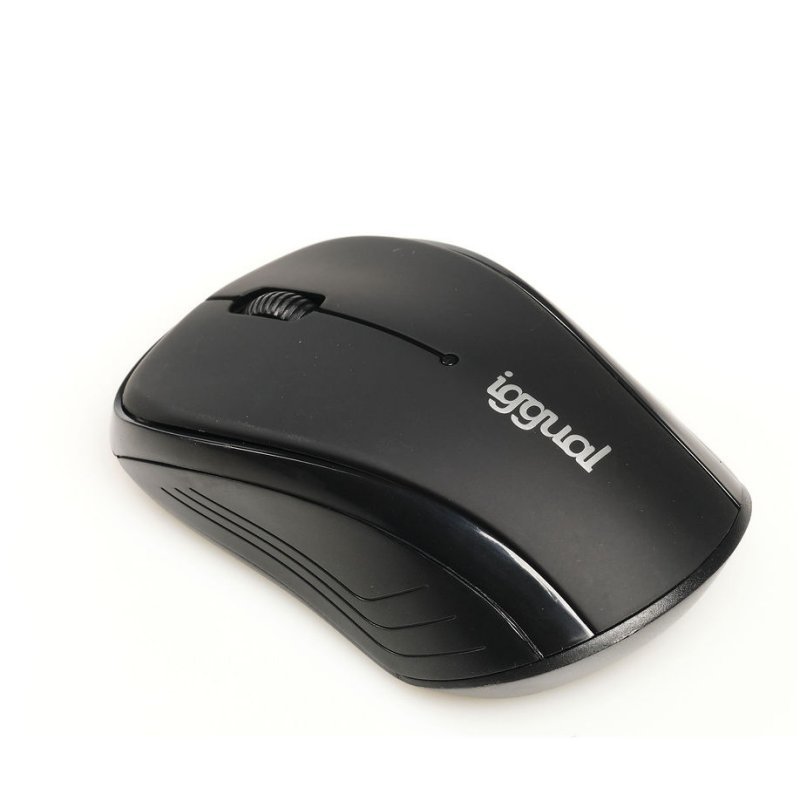 iggual Ratón inalámbrico WOM-BASIC-1600DPI negro - Imagen 2