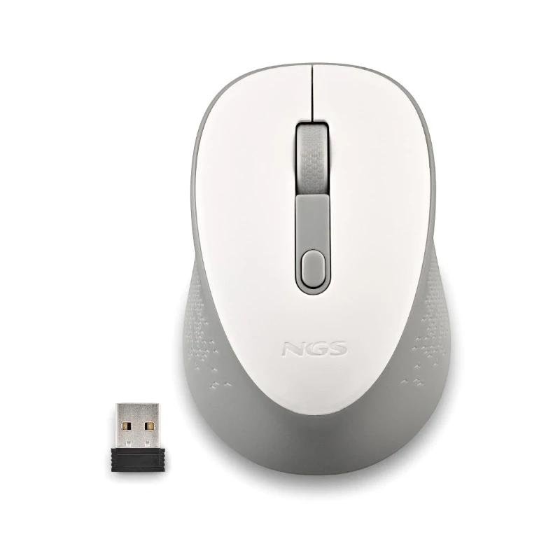 NGS RATON INALAMBRICO 800/1600DPI Blanco - Imagen 2