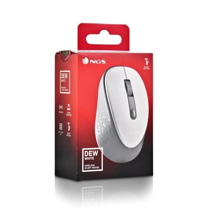 NGS RATON INALAMBRICO 800/1600DPI Blanco - Imagen 4