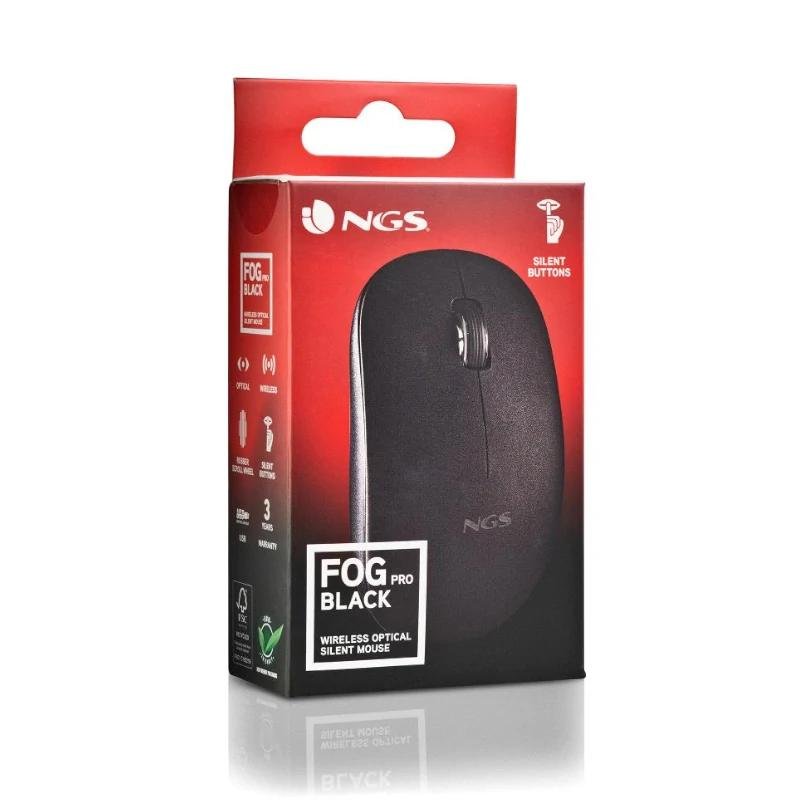 NGS Raton Inalambrico Teclas silenciosas Negro - Imagen 4