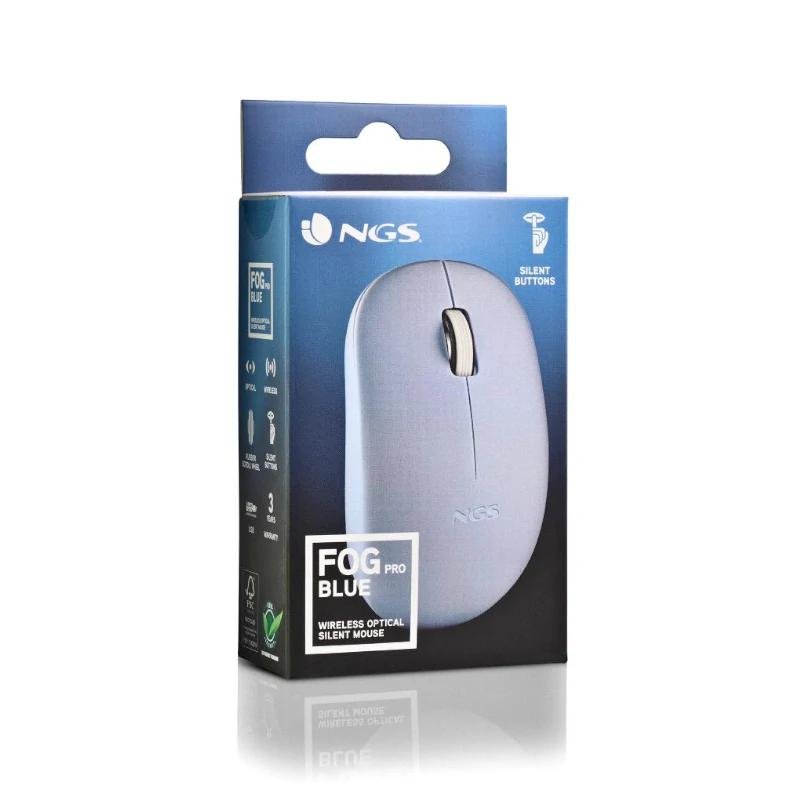 NGS Raton Inalambrico Teclas silenciosas Azul - Imagen 4