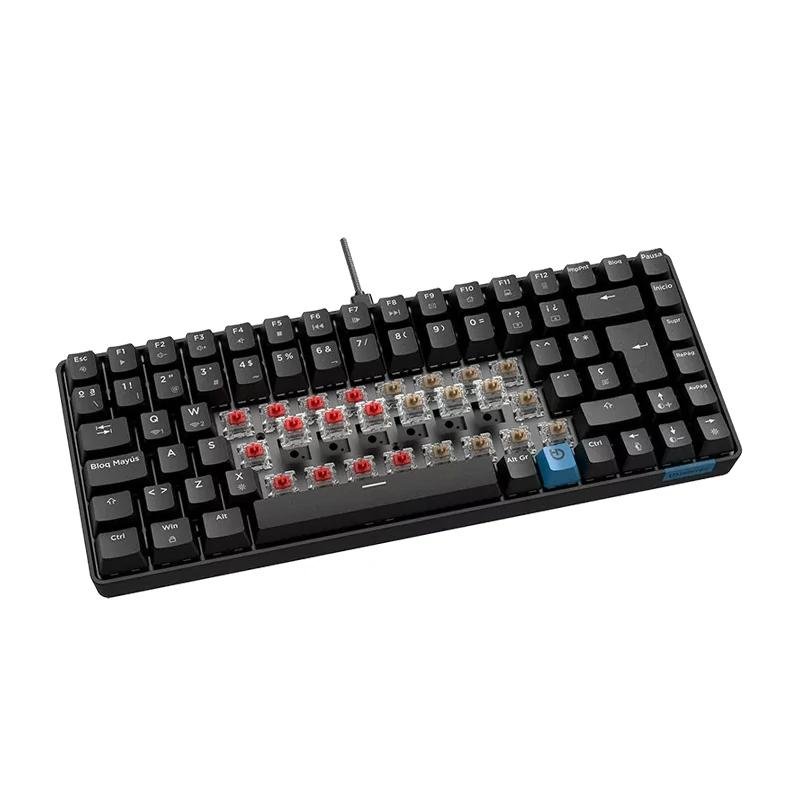 Hiditec teclado Gaming GM1K Switches red - Imagen 3