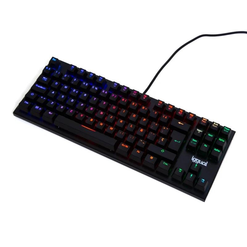 iggual Teclado gaming TKL mecánico ONYX RGB negro - Imagen 2
