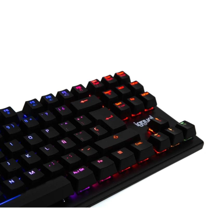 iggual Teclado gaming TKL mecánico ONYX RGB negro - Imagen 3