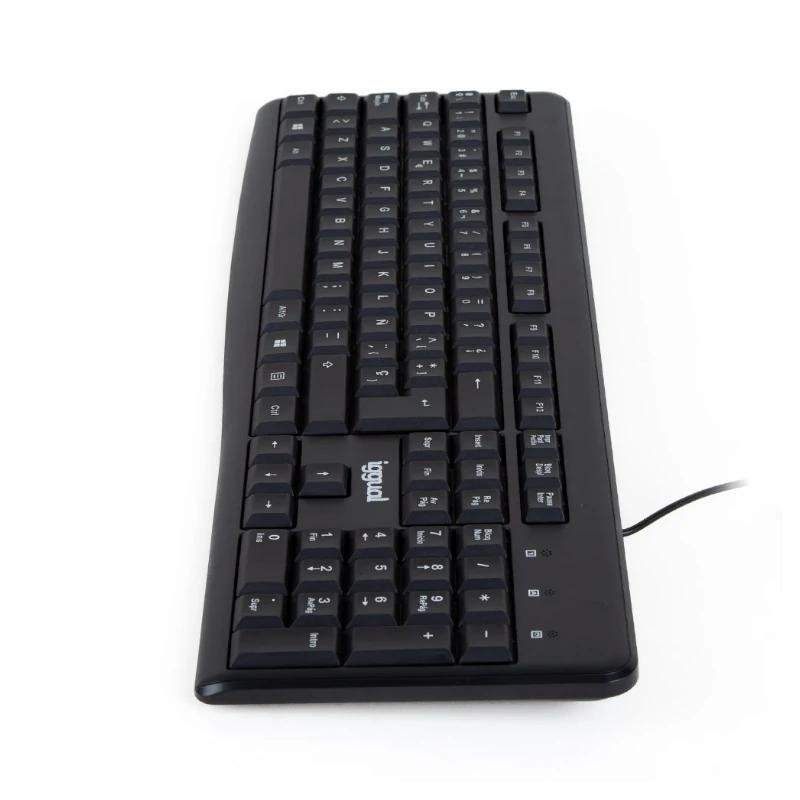 iggual Teclado estándar CK-BASIC2-105T negro - Imagen 3