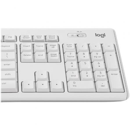 Logitech MK295 Teclado y raton inalambrico Blanco - Imagen 4