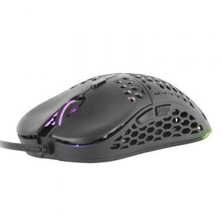 Mars Gaming Raton Gaming ligero RGB negro USB - Imagen 2