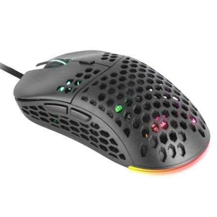 Mars Gaming Raton Gaming ligero RGB negro USB - Imagen 3