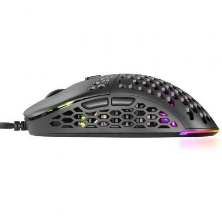 Mars Gaming Raton Gaming ligero RGB negro USB - Imagen 4