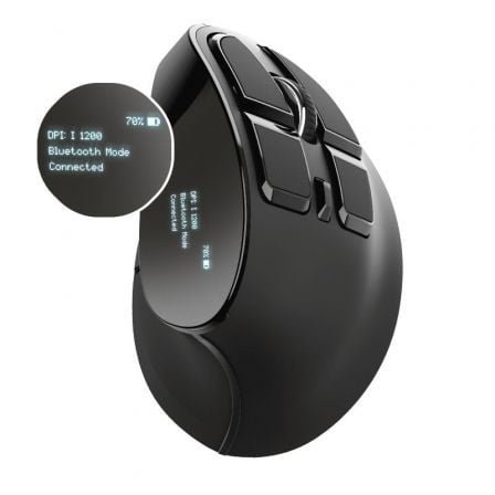 Ratón Ergonómico Inalámbrico por Bluetooth Trust Voxx/ Hasta 2400 DPI - Imagen 3
