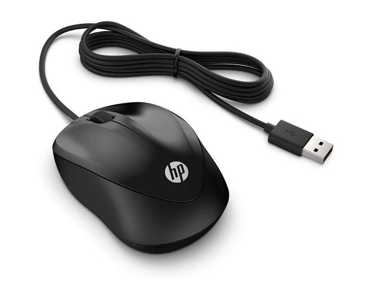 RATON OPTICO NEGRO 1000 HP USB - Sin caja