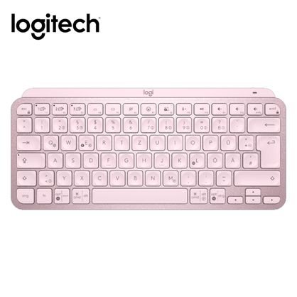 TECLADO LOGITECH BLUETOOTH MX KEYS MINI ILUMINADO COMPACTO RECARGABLE USB-C COLOR ROSA 920-010813