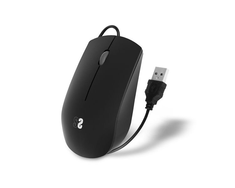 RATON OPTICO BUSINESS SILENCIOSO WIRED NEGRO SUBBLIM