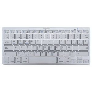 TECLADO APPROX APPMX300BTS BLUETOOTH 3.0 PLATEADO