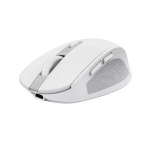 MOUSE TRUST WIRELESS Y BLUETOOTH OZAA 24933 BLANCO RECARGABLE- SENSOR OPTICO - 6 BOTONES - 800/1600/3200DPI - RECEPTOR USB-A/USB-C