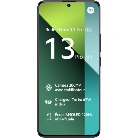 Xiaomi Redmi Note 13 Pro NFC 12GB/ 512GB/ 6.67"/ 5G/ Negro - Imagen 2