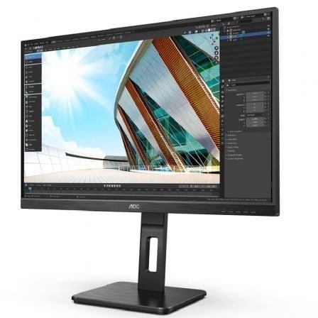 Monitor Profesional AOC 27P2Q 27"/ Full HD/ Multimedia/ Regulable en altura/ Negro - Imagen 2