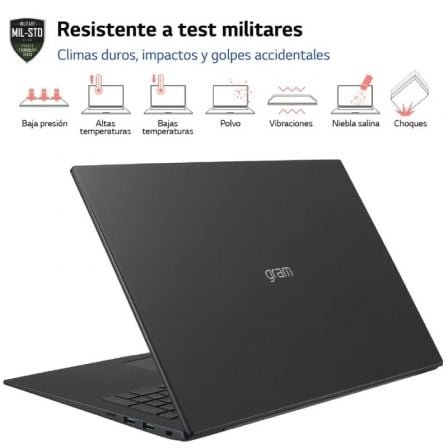 LG 17Z90R i7-1360P 32GB 1TB 3050 W11H 17" IPS - Imagen 3
