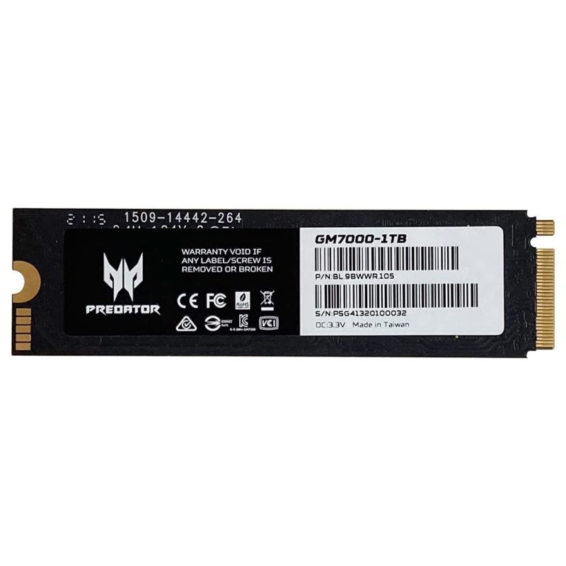 ACER PREDATOR SSD GM-7000 1Tb PCIe NVMe Gen4 - Imagen 2