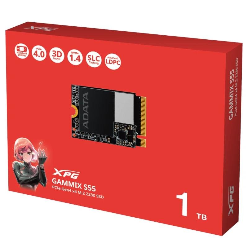 ADATA XPG SSD GAMMIX S55 1Tb Gen4x4 M.2 2230 - Imagen 3