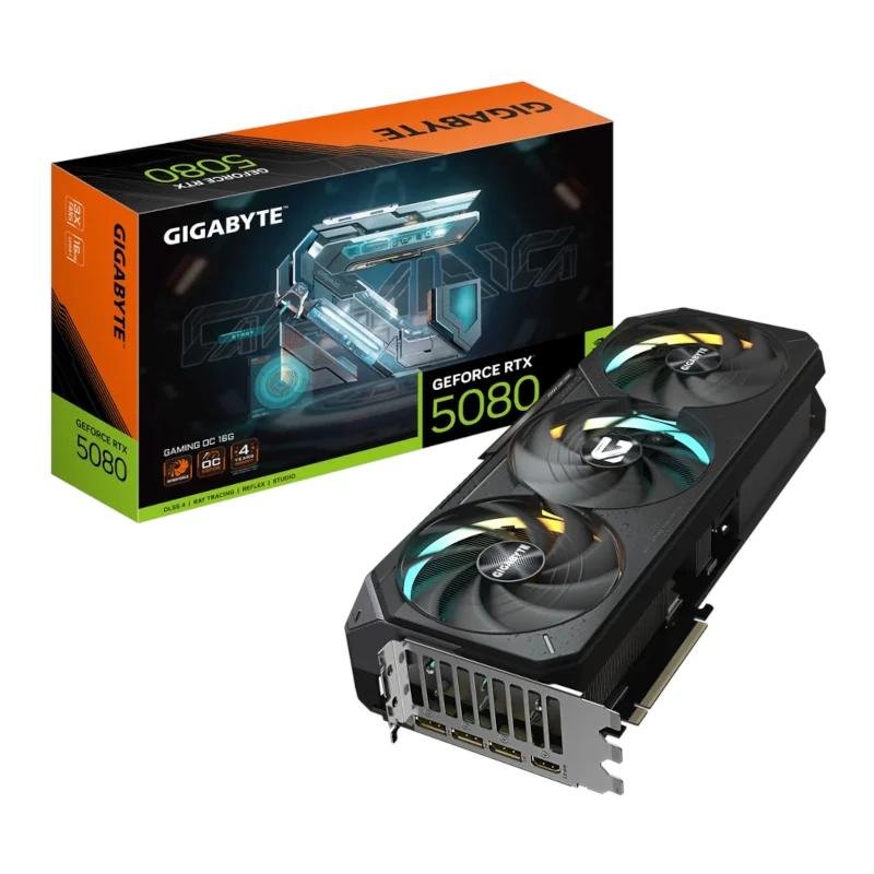 Gigabyte nVidia RTX 5080 GAMING OC 16GB DDR7 - Imagen 2