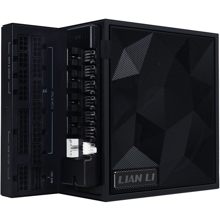 ATX LIAN LI EDGE GOLD 1000W BLACK+HU - Imagen 2