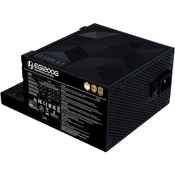 ATX LIAN LI EDGE GOLD 1200W BLACK+HU - Imagen 3