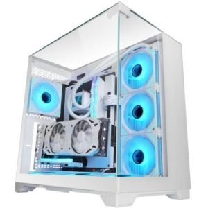 Caja Gaming MiniTorre Mars Gaming MC-VISION/ Blanca