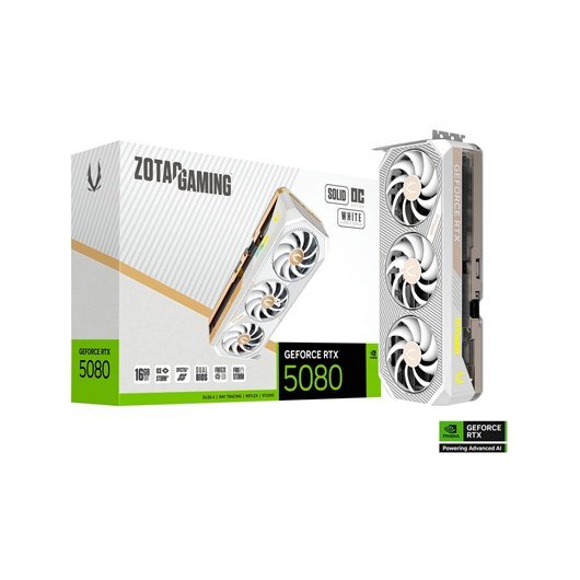 ZOTAC RTX 5080 SOLID OC WHITE 16GB