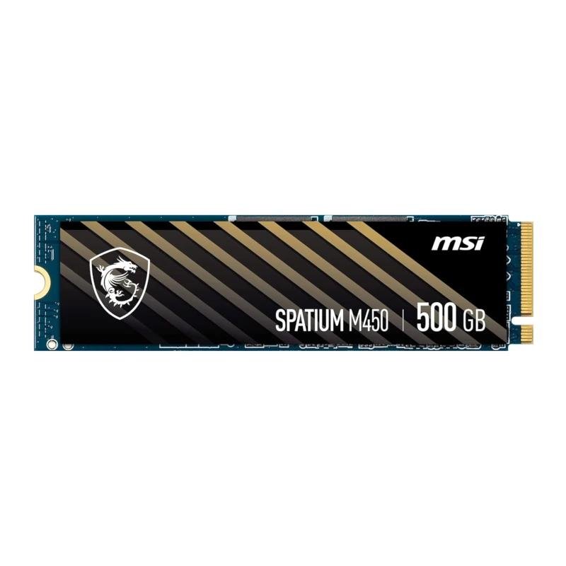MSI SSD Spatium M450 500Gb PCIe 4.0 NVMe 3000 Mb-s - Imagen 2