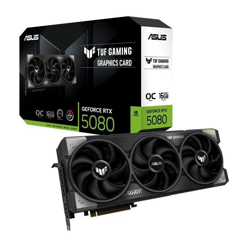 ASUS NVDIA TUF RTX 5080 OC 16G GAMING DDR7