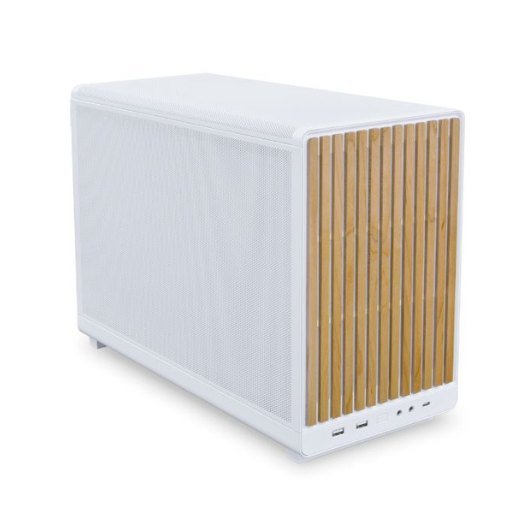 TORRE M-ATX LIAN LI A3 WOOD GLASS VERSION WHITE - Imagen 3