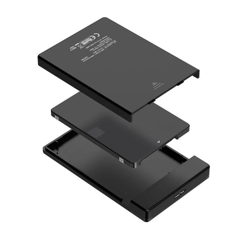 EWENT CAJA HDD/SDD SATA 2.5 SIN TORNILLOS USB 3.2 - Imagen 3