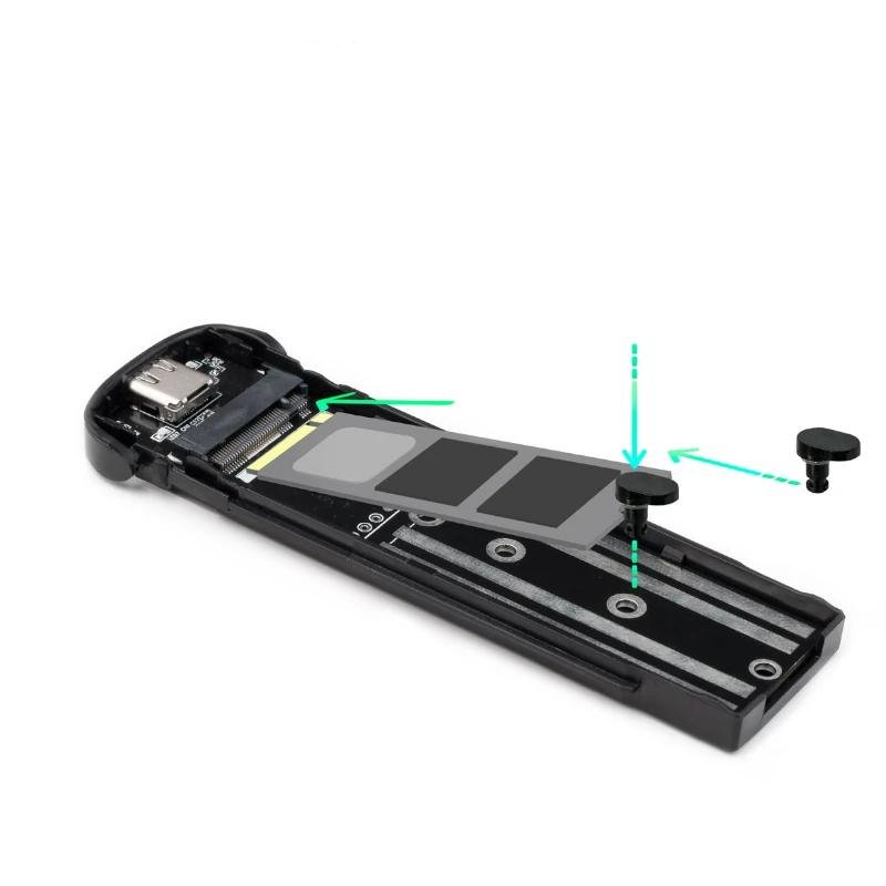 Tooq Caja Externa M.2 NVMe USB3.1 GEN2 Negra - Imagen 2