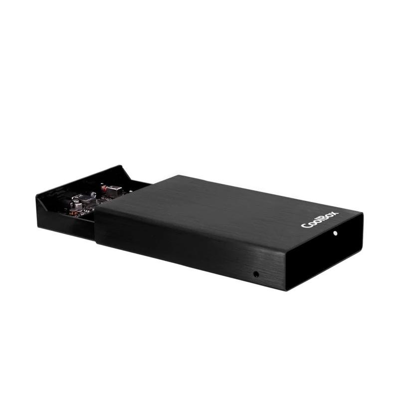 Coolbox Caja HDD 3.5" SCA-3533 USB3.0 Negra Alum - Imagen 2