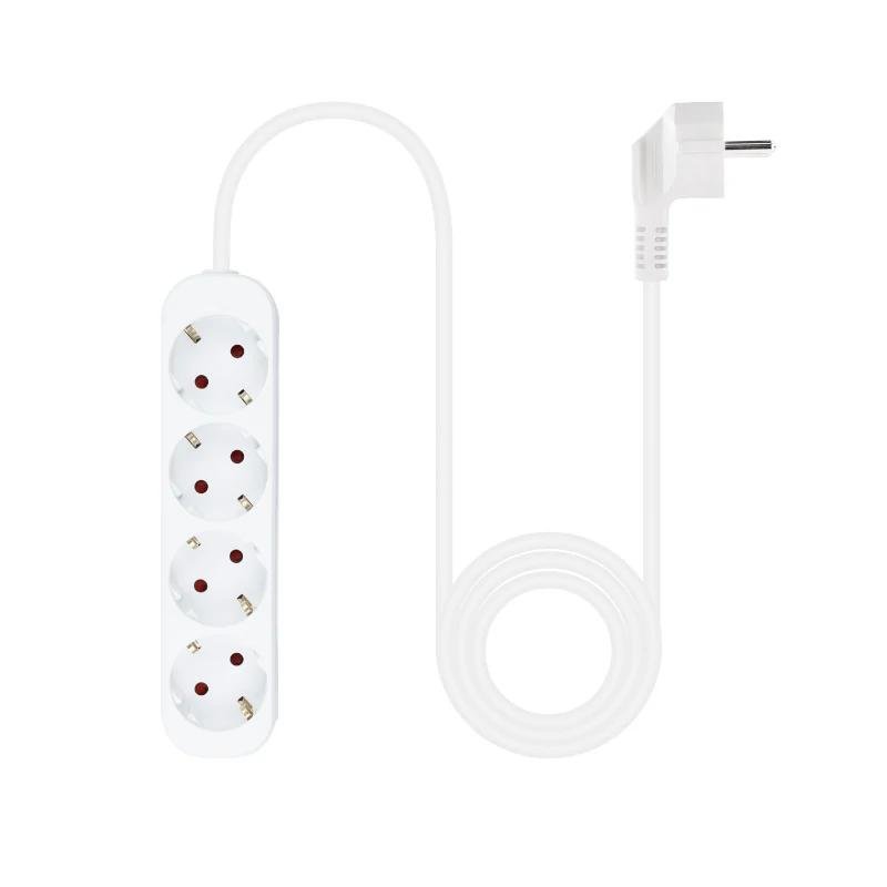 Nanocable Regleta de Enchufes 4 Tomas 1.4 m Blanco - Imagen 2