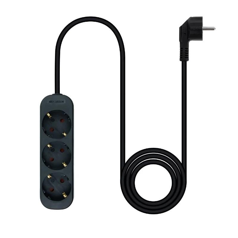 Nanocable Regleta de Enchufes 4 Tomas 1.4 m Negro - Imagen 2