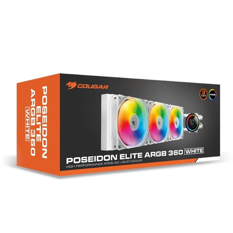 Cougar Ref. Liquid.Poseidon Elite ARGB 360 White - Imagen 4