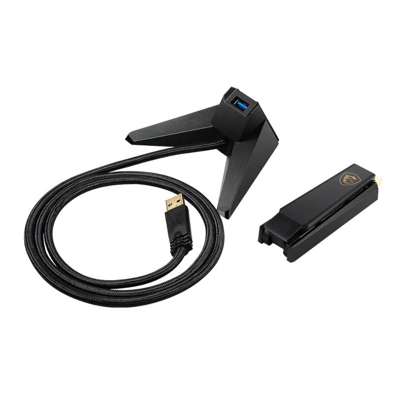 MSI GUAXE54 AXE5400 WiFi6E USB Adapter - Imagen 4