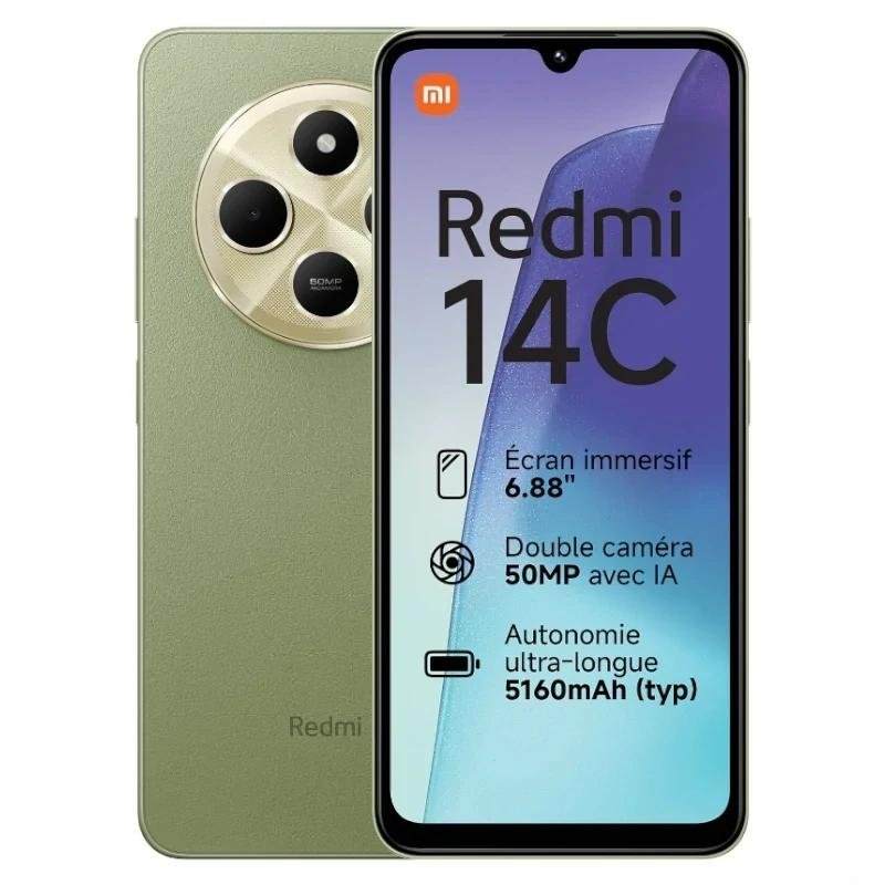 XIAOMI Redmi 14C 6,88" 128GB 4GB Sage Green - Imagen 4
