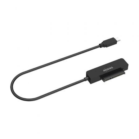Adaptador para Discos Duros 2.5" Aisens ASE-25C04B/ USB Tipo-C 3.1 Macho - SATA - Imagen 2