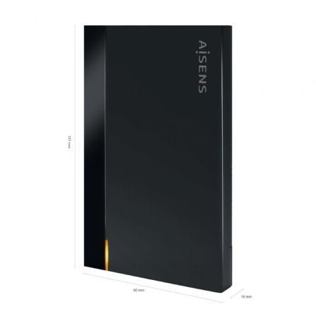 Caja Externa para Disco Duro de 2.5" Aisens ASE-2524B/ USB 3.1/ Sin tornillos - Imagen 3