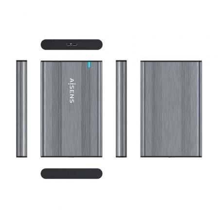 Caja Externa para Disco Duro de 2.5" Aisens ASE-2526GR/ USB 3.1/ Sin tornillos - Imagen 3