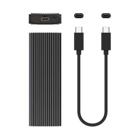 Caja Externa para Disco SSD M.2 NVMe Aisens ASM2-023GR/ USB 3.2/ Sin tornillos - Imagen 4