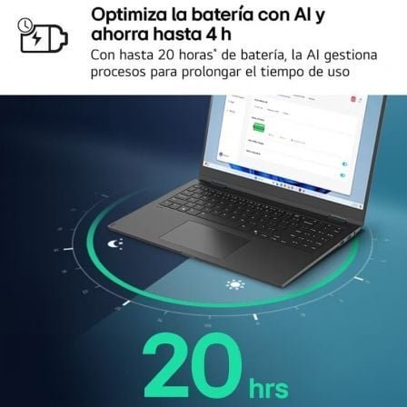 LG Gram 17Z90T-G.AD88B Intel Core Ultra 7-255H/ 32GB/ 1TB SSD/ 17"/ Win11 - Imagen 3