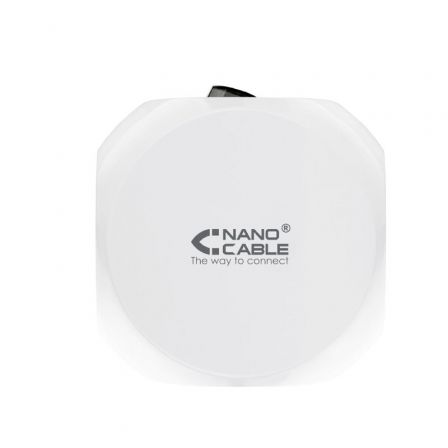 Nanocable Base de enchufes con 4 USB Blanco - Imagen 4